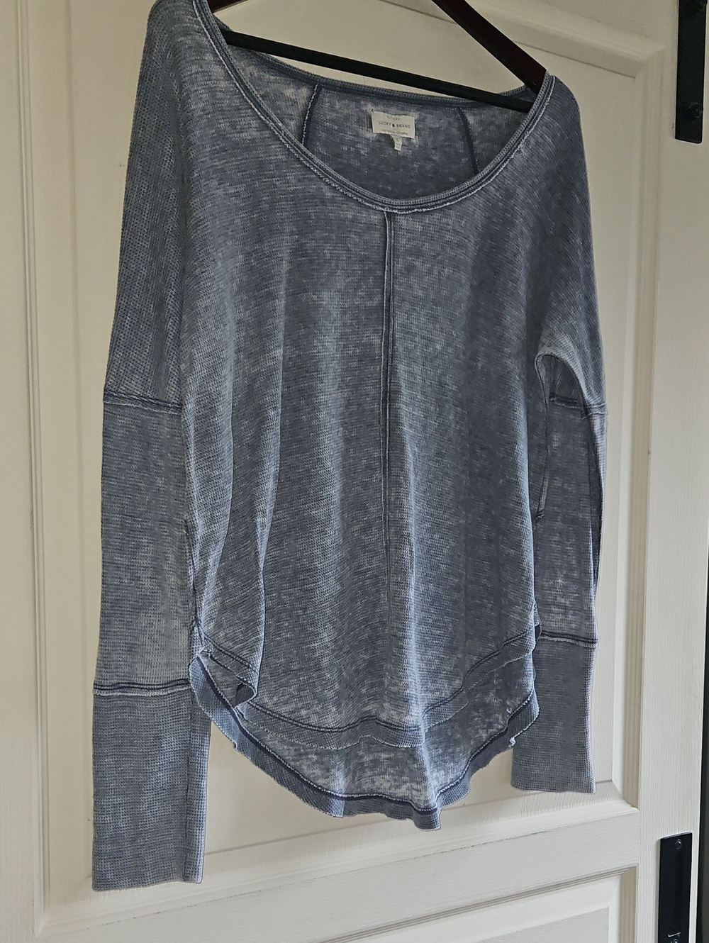 Lucky Brand Burnout Thermal Shirt